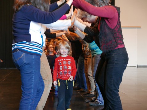 Théâtre de la Ville Atelier Danse Famille enfants et accompagnateurs