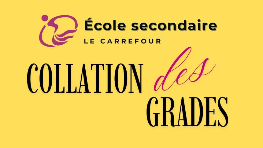 Remise de diplôme École secondaire Le Carrefour