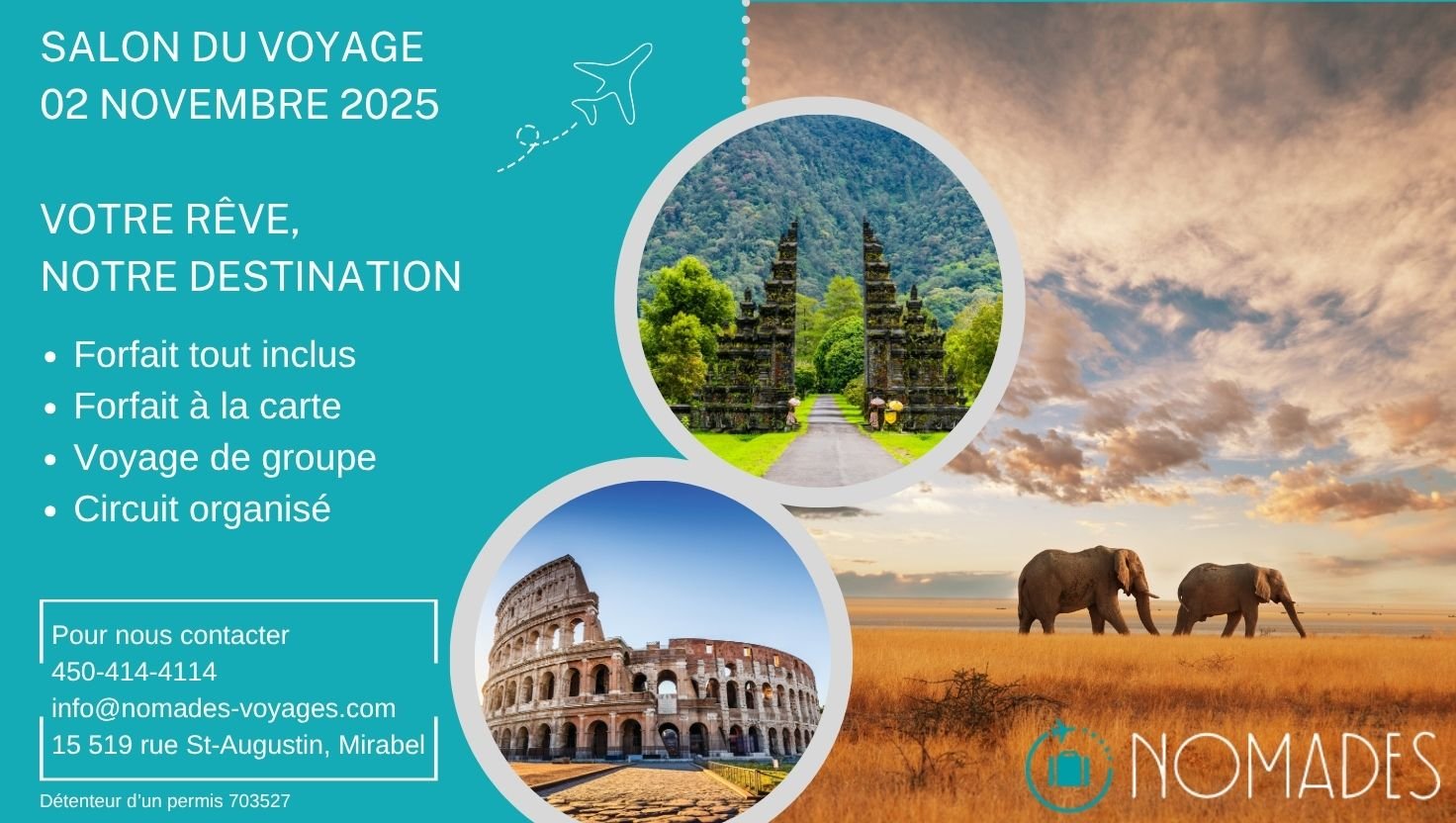 Salon du voyage Automne 2025