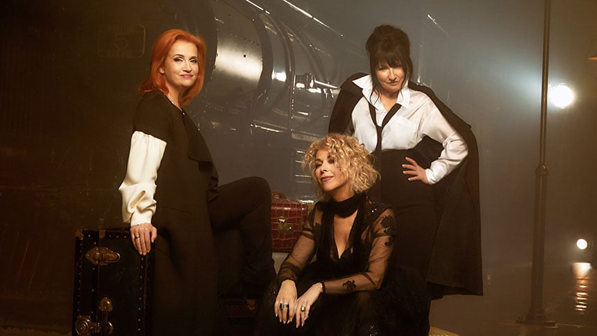 Joe Bocan, Marie Carmen et Marie Denise Pelletier