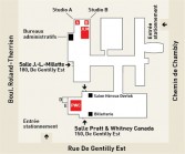 Théâtre de la ville plan de l'établissement