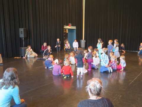 Théâtre de la Ville Atelier Danse Famille enfants et accompagnateurs