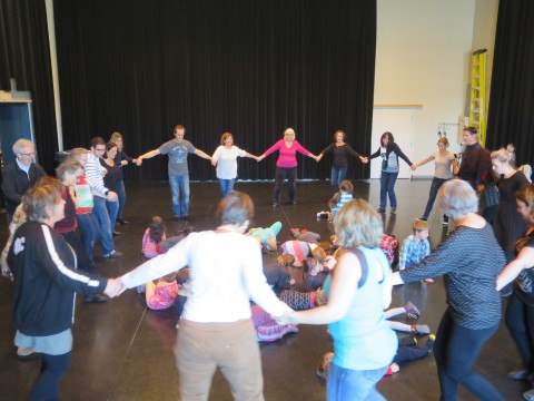 Théâtre de la Ville Atelier Danse Famille enfants et accompagnateurs