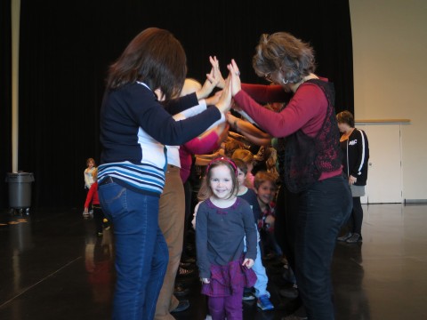 Théâtre de la Ville Atelier Danse Famille enfants et accompagnateurs