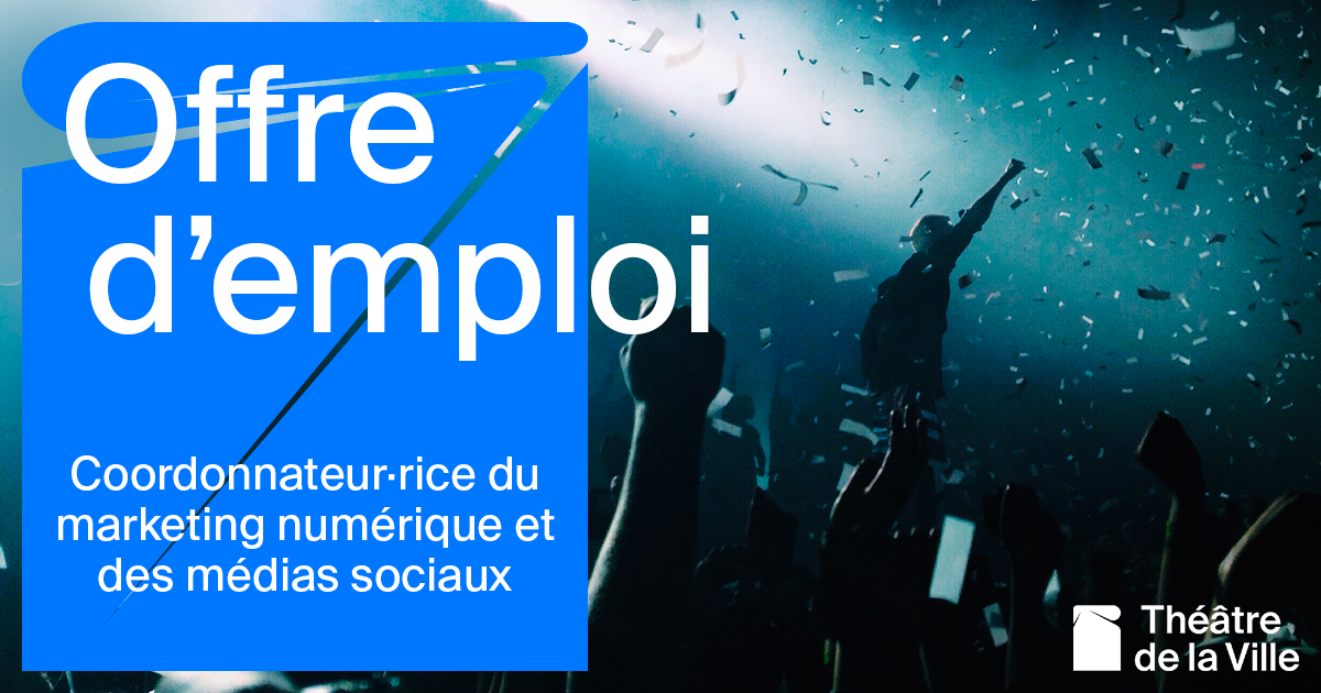 Offre d'emploi - Coordonnateur·rice, marketing numérique et médias sociaux