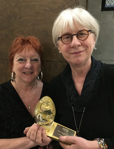 Johanne Aubry et Danielle Bilodeau accueille le prix Opus