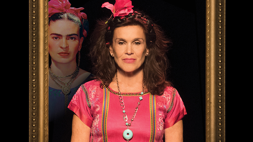 Sophie Faucher aux côtés de Frida Kahlo