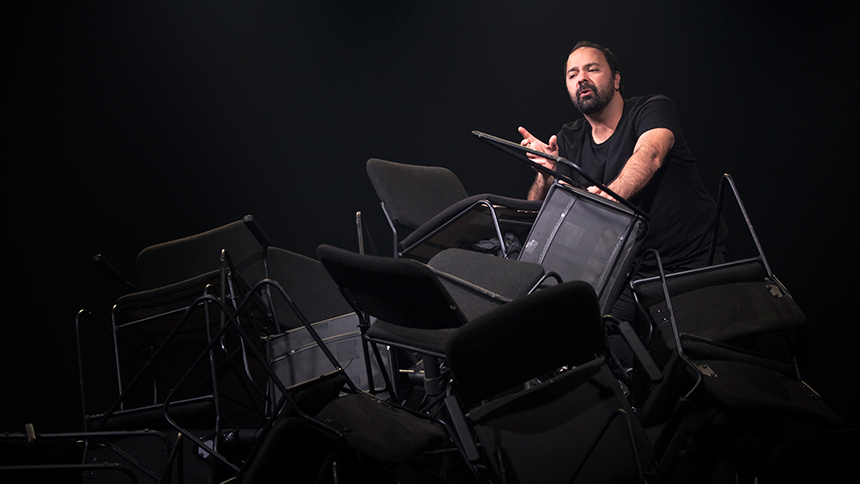 Photo du spectacle Zéro avec Mani Soleymanlou